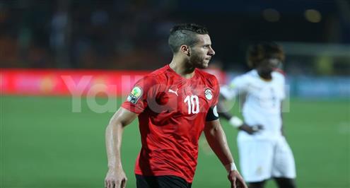 رمضان صبحي رجل مباراة مصر الأولمبي أمام غانا